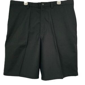 Dickies Shorts Men Size 42 X 11 Black Occupational Workwear LR303BK Flat Front